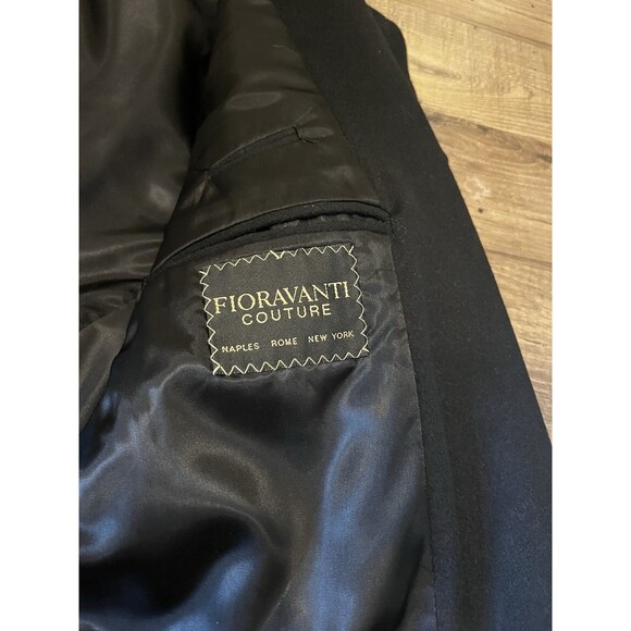 Fioravanti Couture Men’s Black 100% Cashmere Blazer Jacket Made in USA M - Picture 6 of 16